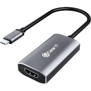 GearIT USB-C to HDMI 2.1 8K HDR Adapter, 8K@60Hz or 4K@120Hz DP Alt Mode, Type C Thunderbolt 3/4 Compatible for MacBook Pro 2020, iPad Pro 2020, Galaxy S20, and More