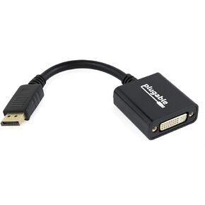 محول DisplayPort إلى DVI قابل للتوصيل، بدون سائق، متوافق مع أنظمة Windows وLinux ويعرض ما يصل إلى 1920x1200@60 هرتز، سلبي in Kuwait