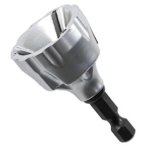 Deburring External Chamfer Tool, HSS Hex Shank Remove Burr Tools with Carbide Blades, Deburring Tool for Metal Bolt in 1/8" to 3/4" (3~19mm) Diameter