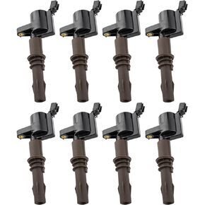 Set of 8 Ignition Coils Fit For Ford Expedition 09-14, For Explorer/Explorer Sport Trac/F150/F250/F350 Super Duty/Mustang 08-10, For Lincoln Mark LT/Navigator, For Mountaineer Replace# C1659
