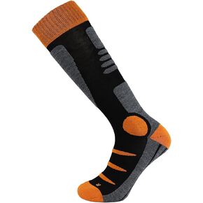 7DayOtter Merino Wool Socks Odor Resistant Ski Cotton Mens Womens Sock Cushioned Footbed Socks