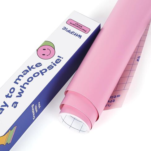 WHIPPIE Permanent Vinyl - 12" x 8 FT, Pastel Vinyl for Cricut, Adhesive Vinyl Roll for All Cutting Machine, Create Signs, Labels, Home Decal, Craft & Personalize DIY Project, Vanilla Ice in Saudi Arabia