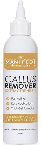 Professional Callus Remover Gel. Extra Strength Formula Removes Tough Callus Instantly. Repairs Dry & Cracked Heels. Unscented - 7 Fl Oz in Saudi Arabia