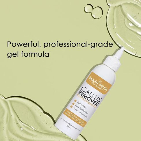 Professional Callus Remover Gel. Extra Strength Formula Removes Tough Callus Instantly. Repairs Dry & Cracked Heels. Unscented - 7 Fl Oz in Saudi Arabia