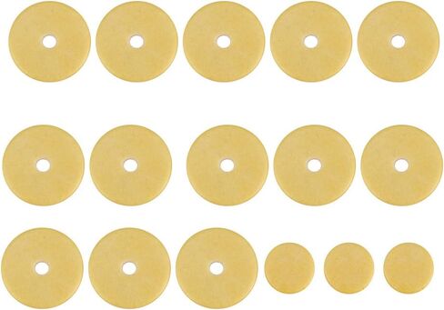 16 Pcs Felt Material Flute Pads Set Open Hole Pads for Flute Great Replacement Part for Flute in Saudi Arabia