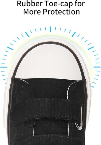 Toddler Boys and Girls Canvas Sneaker Adjustable Strap in Saudi Arabia