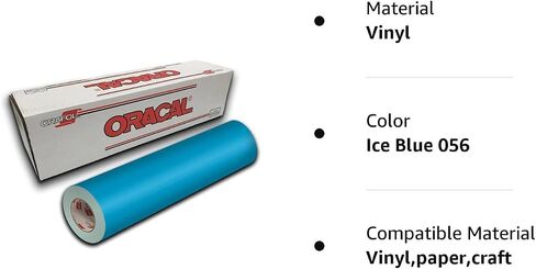 Oracal 651-12" x 10yd - Ice Blue 056 in Saudi Arabia