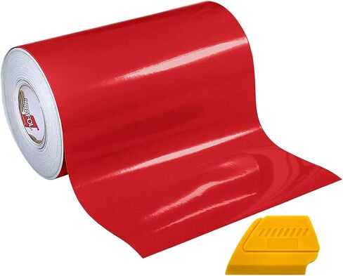ORACAL 651 Gloss Adhesive Craft Vinyl 12" x 6.5ft Large Roll Including Detailer Squeegee (Gold) in Saudi Arabia
