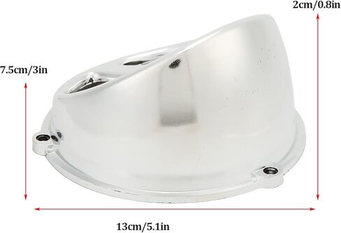 غطاء مروحة من الكروم، مغرفة هواء ABS Qy؟ 20211061 لاستبدال Gy6 125Cc 150Cc سكوتر صيني 152Qmi 157Qmj in Kuwait