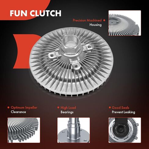 A-Premium Engine Cooling Fan Clutch Compatible with Dodge Ram 1500 1998-1999/2001, Ram 2500 1998-1999/2001, Ram 3500 1998-1999/2001, Durango 1998-2003, Dakota 1997-2004 in Saudi Arabia