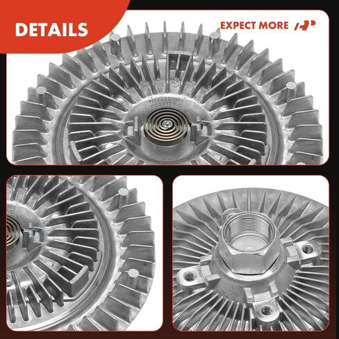 A-Premium Engine Cooling Fan Clutch Compatible with Dodge Ram 1500 1998-1999/2001, Ram 2500 1998-1999/2001, Ram 3500 1998-1999/2001, Durango 1998-2003, Dakota 1997-2004 in Saudi Arabia