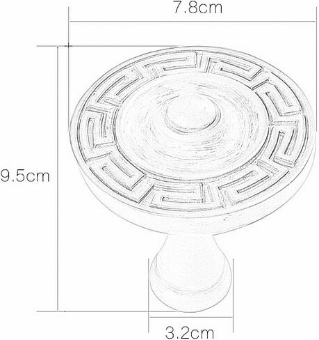 YYC 2Pcs Retro Resin Medallion Drapery Holdback Curtain Wall Hooks Curtain Rod (White) in Saudi Arabia