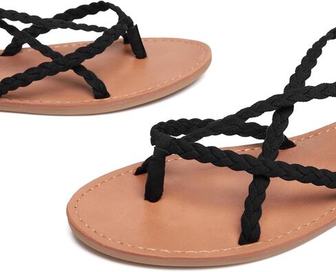 Trary Sandals Women, Lace Up Sandals for Women, Sandals for Women Dressy Summer, Open Toe Gladiator Sandals, Flat Sandals for Women Dressy, Beach Sandals for Women, Summer Sandals for Women 2023 in Kuwait