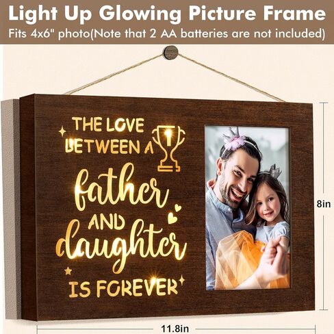 Memorial Gifts Glowing Picture Frame Sympathy Gifts for Loss of Loved One Mom Dad Son Husband Friend, Unique Bereavement Condolence Gifts Ideas Grief In Memory of Loved One Remembrance Gifts-4x6 Photo in Kuwait