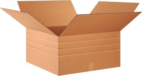 SNMD242412 صناديق مموجة متعددة العمق، 24 بوصة طول × 24 بوصة عرض × 12 بوصة ارتفاع، كرافت (عبوة من 10) in Saudi Arabia