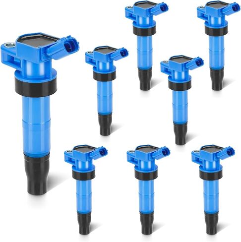 Set of 4 Ignition Coil Pack Compatible with Hyundai Equus Genesis 4.6L 5L Santa Fe Sonata Tucson 2.4L, Kia Rondo Forte Optima Sorento Sportage 2.4L Borrego 4.6L Replace UF611 5C1724 in Saudi Arabia