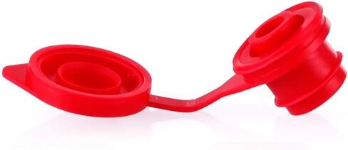 JSP Manufacturing Red Plastic Vent Cap For Fuel Gas Can Compatible with Chilton Briggs Rotopax Gott Anchor (5) in Saudi Arabia