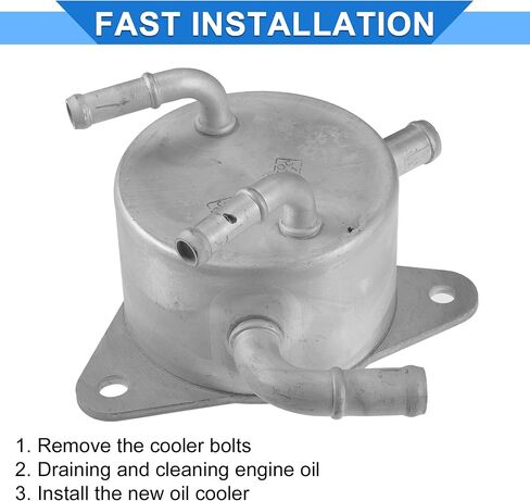 Engine Oil Cooler Compatible for Toyota Camry 2012-2016, Durable Aluminum Alloy Silver Tone Transmission Oil Cooler in Saudi Arabia