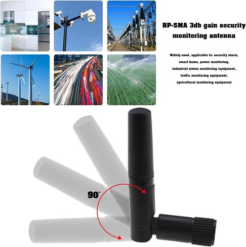 2PCS Mini WiFi Antenna Dual Band 2.4GHz 5.8Ghz RP-SMA Male Right Angle Antenna for PCI Network Card PC Desktop Computer Gaming Motherboard Wireless Router in Saudi Arabia