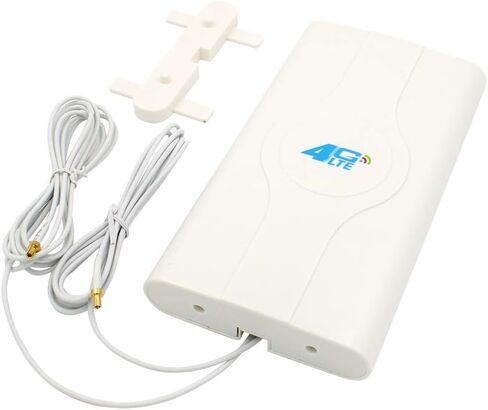 هوائي KuWFi 4G LTE خارجي TS9، هوائي 4G LTE MIMO 700-2600Mhz مع هوائي لوحة معزز موصل ذكر 2- TS9 مع كابل 2 متر 88dBi in Kuwait