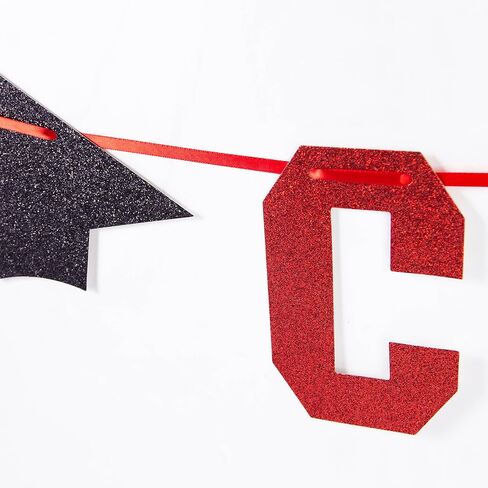 Gold Congratulats Class of 2024 Graduation Theme Party Decoration Banner, Congrats Grad Banner, Black Glitter Graduation Banner, 2024 Black Congratulations Grad Party Decorations in Saudi Arabia
