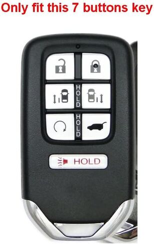 Silicone Remote Smart Key Fob Cover Protector Case for Honda Odyssey elite Ex 7 buttons 2025 2024 2023 2022 2021 2020 2019 2018 in Kuwait