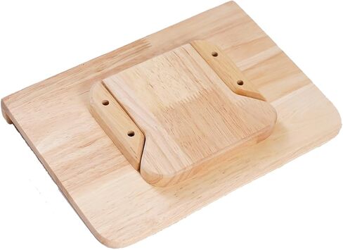 Adjustable Wood ipad Stand for Desk, Foldable Multi-Angle Tablet Holder Stand Compatible with ipad pro 12.9,Mini, Air, Kindle, Tab,E-Reader 6-13" Tablet and Phone (Rubberwood) in Saudi Arabia