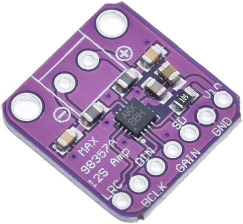 2PCS MAX98357 Audio Power Amplifier Module I2S Class D Filterless Audio Amplifiers Board for Arduino, Raspberry Pi, Esp32 with Dupont Cable in Saudi Arabia