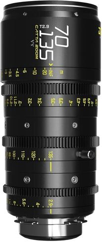 DZOFILM Catta Ace 70-135mm T2.9 عدسة سينمائية لحامل PL وCanon EF، أسود in Kuwait