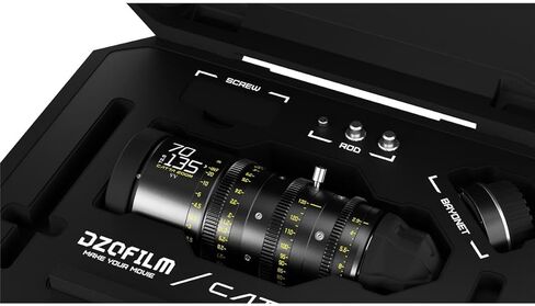 DZOFILM Catta Ace 70-135mm T2.9 عدسة سينمائية لحامل PL وCanon EF، أسود in Kuwait
