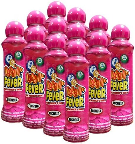 One Dozen 3oz Dabbin' Fever Fuchsia Bingo Dauber in Saudi Arabia