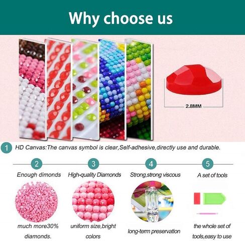 Zimal 5D DIY Diamond Embroidery Flowers Hedgehog Cactus Diamond Painting Cross Stitch Full Round Drill Mosaic Decoration Gift 11.8 X 11.8 Inch in Kuwait