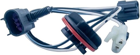 سرج أسلاك المصابيح الأمامية، سرج أسلاك المصابيح الأمامية متوافق مع دودج 2009-2022 رام، 2011-2022 رام 1500، 2012-2018 رام 2500 3500 4500 5500 (للهالوجين الرباعي فقط، قطعة واحدة) in Kuwait