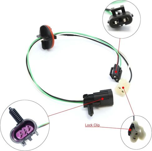 سرج أسلاك المصابيح الأمامية، سرج أسلاك المصابيح الأمامية متوافق مع دودج 2009-2022 رام، 2011-2022 رام 1500، 2012-2018 رام 2500 3500 4500 5500 (للهالوجين الرباعي فقط، قطعة واحدة) in Kuwait