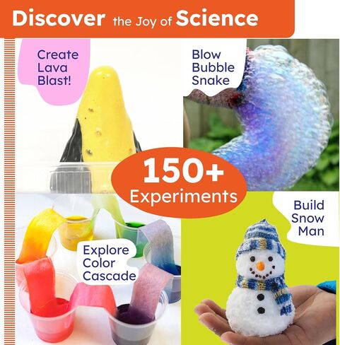 ButterflyEdufields 150+ Experiments Wow Science Kit for Boys and Girls Ages 4 6 8 10 | Birthday Gift Ideas for Boys and Girls Ages 4 to 10 | STEM Learning & Education Toys for Kids 4,5,6,7,8,9,10 Yrs in Saudi Arabia
