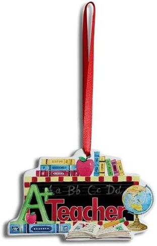 Lissom Design Hand-Painted Resin Photo Frame, 7.5 x 5 x 1.5-Inches No. 1 Teacher in Kuwait