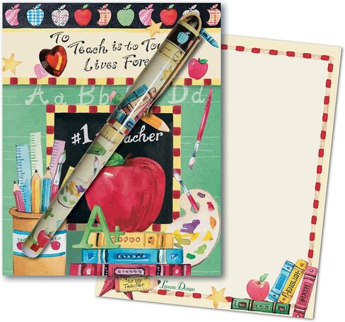 Lissom Design Hand-Painted Resin Photo Frame, 7.5 x 5 x 1.5-Inches No. 1 Teacher in Kuwait