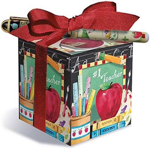 Lissom Design Hand-Painted Resin Photo Frame, 7.5 x 5 x 1.5-Inches No. 1 Teacher in Kuwait