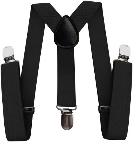 MYRISAM Kids 1920's Themed Party Costume Accessories Set Fedora Gangster Hat Adjustable Suspenders Bow Tie 3pcs Outfits in Saudi Arabia