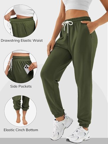 بنطال رياضي نسائي من ATHMILE بجزء سفلي Cinch للركض الرياضي عالي الخصر in Kuwait