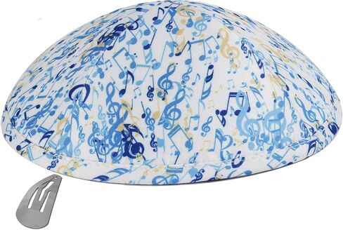 صهيون يهودية الموسيقية Kippahs 6 "الملاحظات الموسيقية والآلات تصميم Kippot بار/بات ميتزفه الزفاف Chuppah السائبة Yamakas ث/مشبك in Saudi Arabia