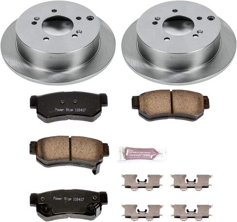 Power Stop KOE5213 Autospecialty Rear Replacement Brake Kit-OE Brake Rotors & Ceramic Brake Pads in Saudi Arabia