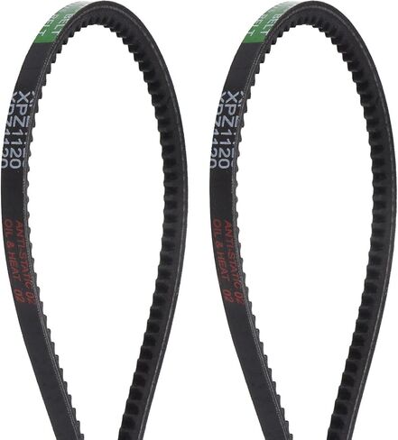 2pcs XPZ-1120 V-Belts Drive Belt 1120mm Pitch Girth 10mm Width 8mm Height Rubber for Power Transmission in Kuwait