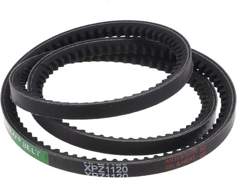 2pcs XPZ-1120 V-Belts Drive Belt 1120mm Pitch Girth 10mm Width 8mm Height Rubber for Power Transmission in Kuwait
