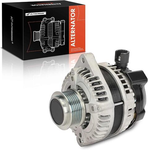 A-Premium Alternator Compatible with Honda Odyssey 2014 2015 2016 2017 3.5L, 12V 130A 6-Groove Clutch Pulley Clockwise, Replace# 31100RV0A12, 31100RV0A12RM in Saudi Arabia