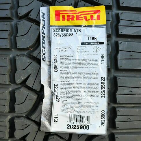 Pirelli Scorpion ATR Light Truck 31/10.50R15LT 109S Light Truck Tire in Saudi Arabia