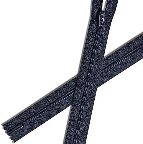 24 inch Nylon Coil Navy Zipper Non Separating Zipper Navy 24" Sewing Zipper Crafts Zipper in Saudi Arabia