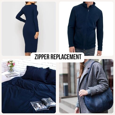 24 inch Nylon Coil Navy Zipper Non Separating Zipper Navy 24" Sewing Zipper Crafts Zipper in Saudi Arabia