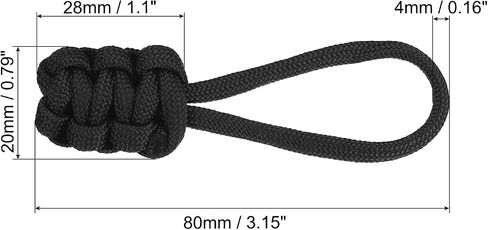 PATIKIL Zipper Pulls Replacement, 6 Pack Extension Cord Handle Fix Pull Tab Extender Fixer Slider Head Repair Kit for Luggage Backpack Jacket, Red in Saudi Arabia