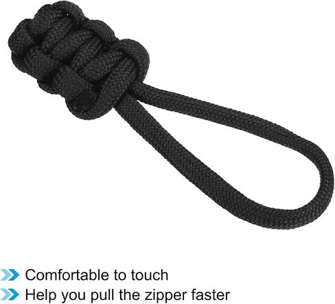 PATIKIL Zipper Pulls Replacement, 6 Pack Extension Cord Handle Fix Pull Tab Extender Fixer Slider Head Repair Kit for Luggage Backpack Jacket, Red in Saudi Arabia